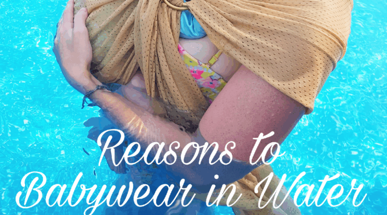 Reasons to Babywear in Water