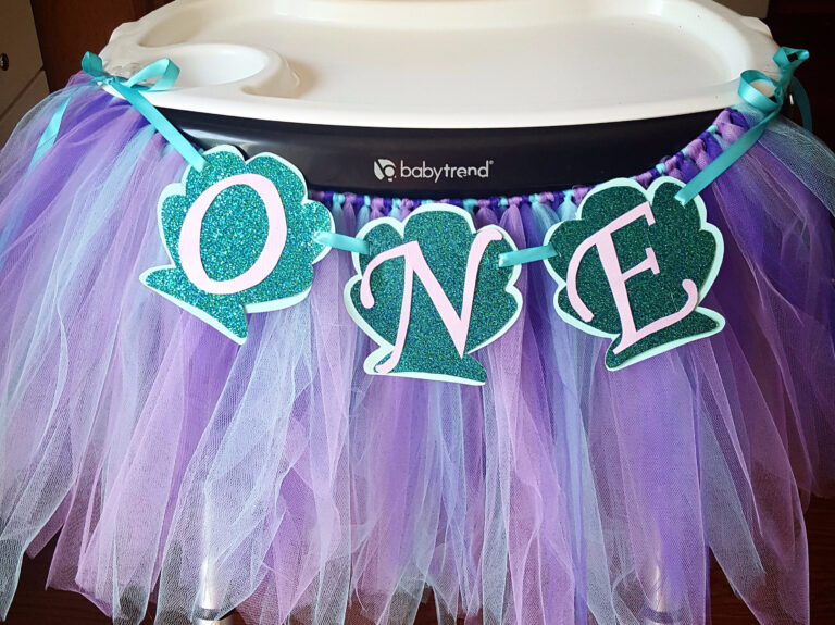 DIY High Chair Tutu