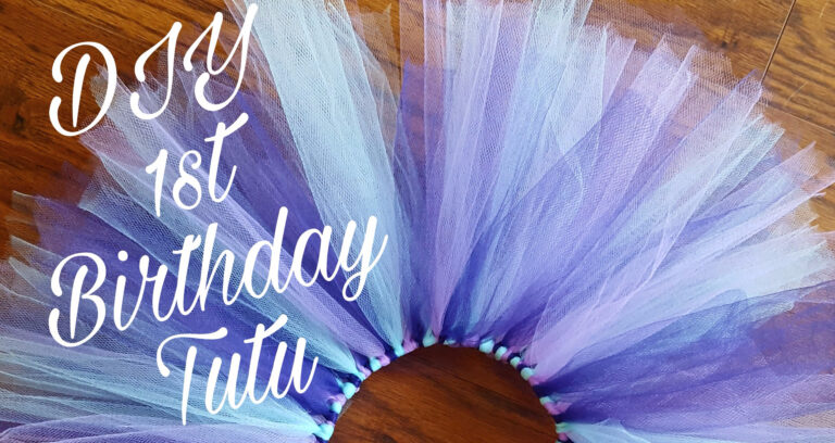 DIY First Birthday Tutu-orial