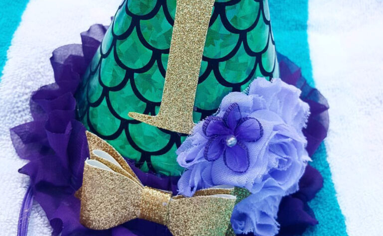 KayleeGirlBows Mermaid Party Hat