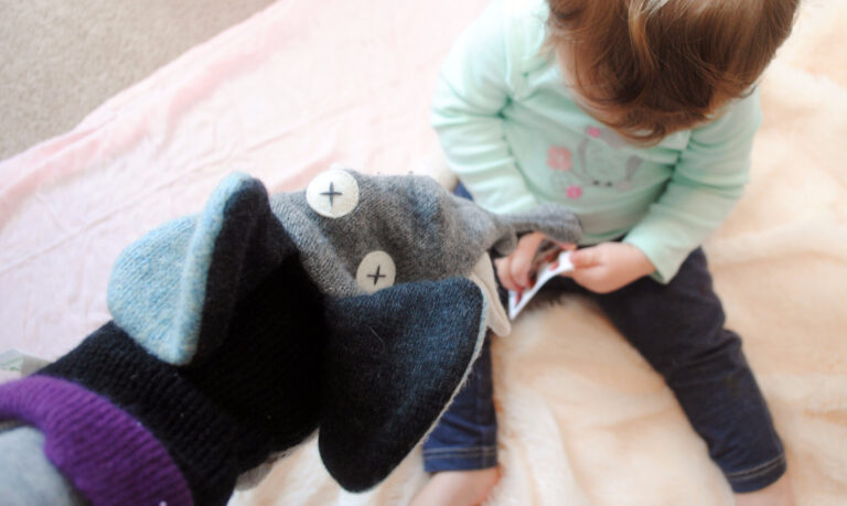 Elephant Hand Puppet- Cate and Levi