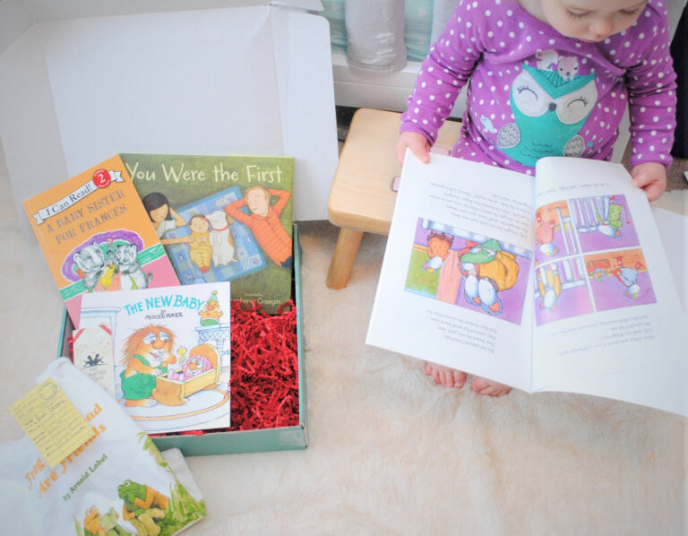 Kid Curated Books- Big Sibling Gift Box