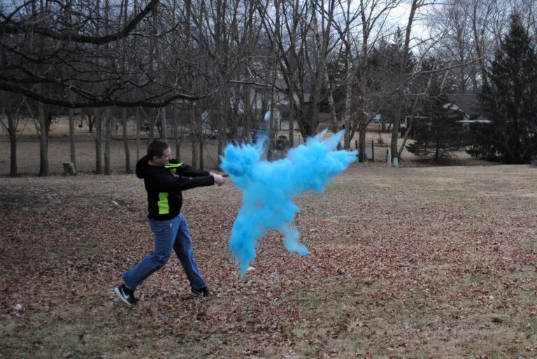 Gender Reveal Baseballs from PoofThereItIsReveals