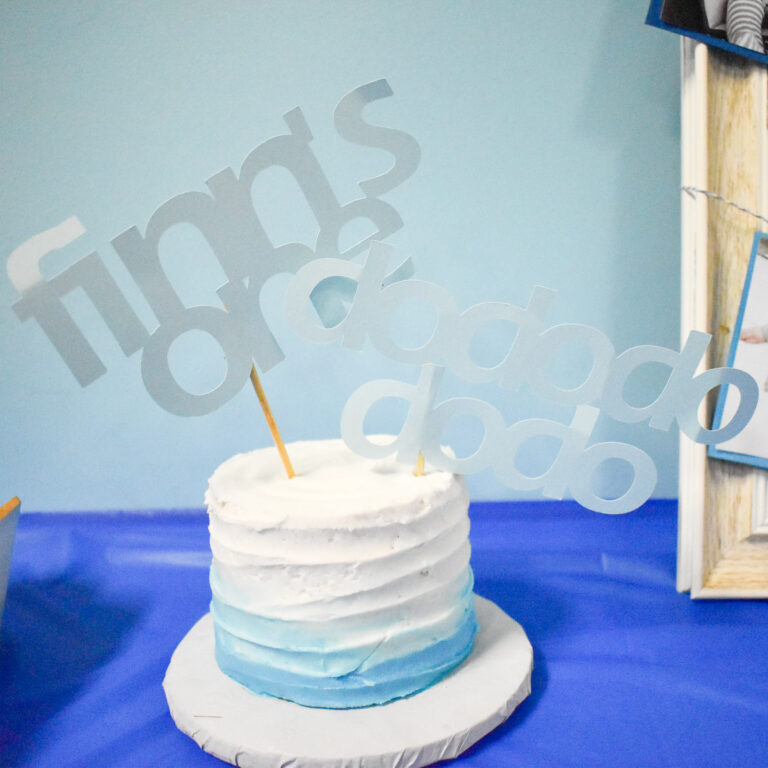 Modern Baby Shark First Birthday