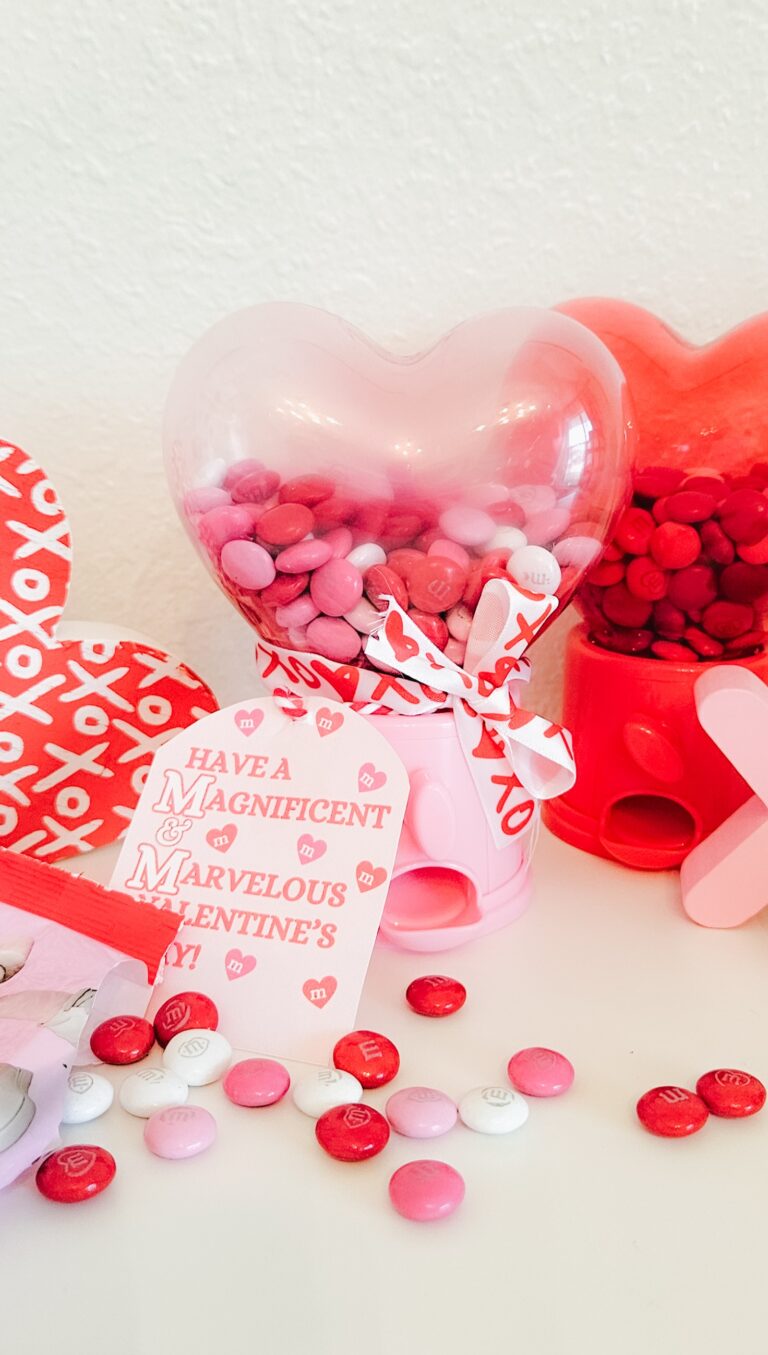 M&M Candy Dispenser Valentine