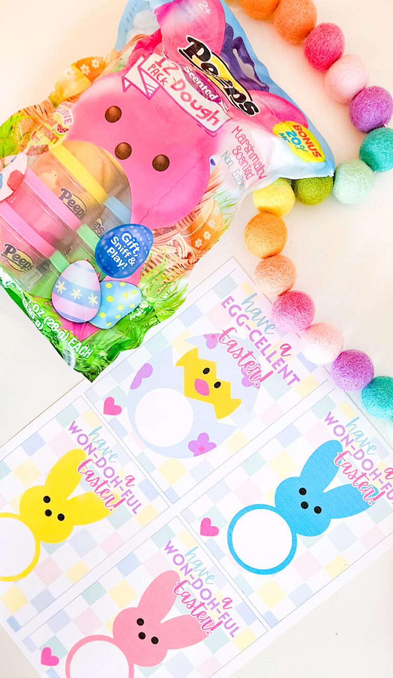 Peeps Scented Dough Easter Gift & Printable