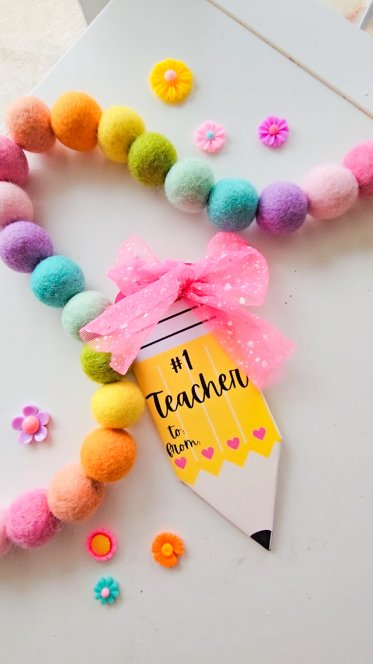 #1 Pencil Gift Card Holder Printable