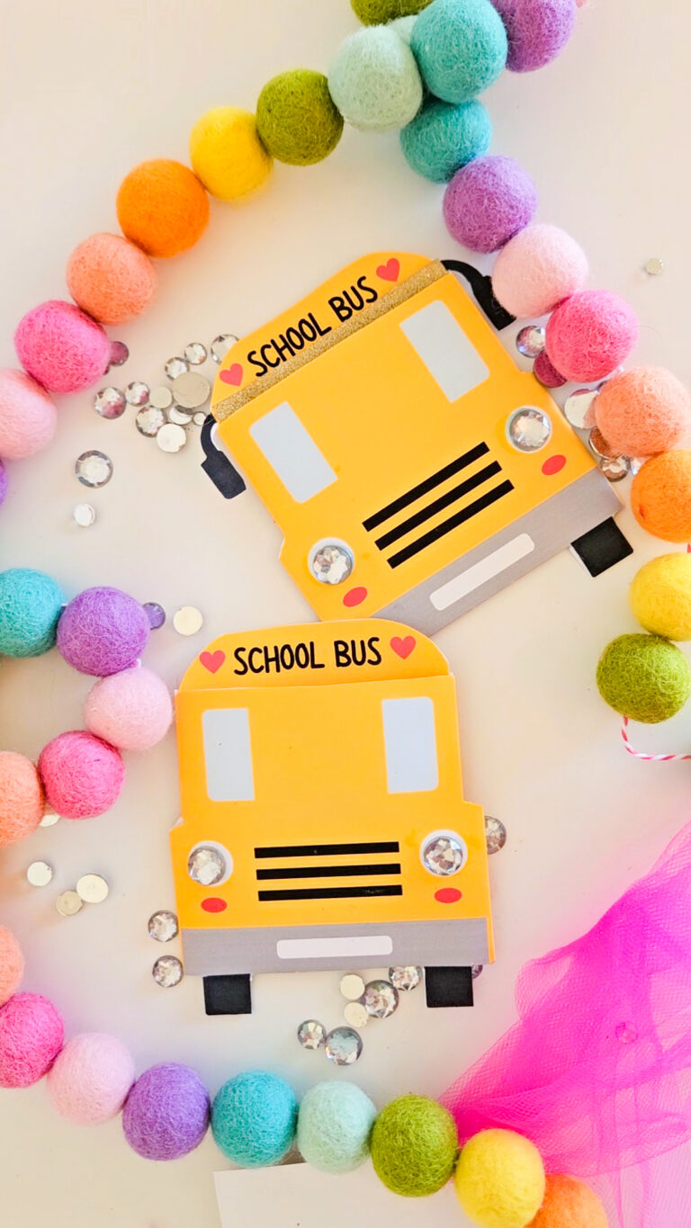 School Bus Driver Gift Card printable
