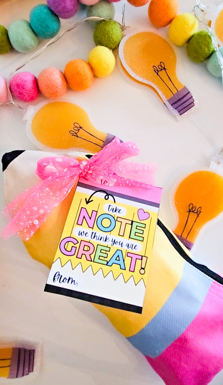 Pencil Gift Bag Teacher Gift