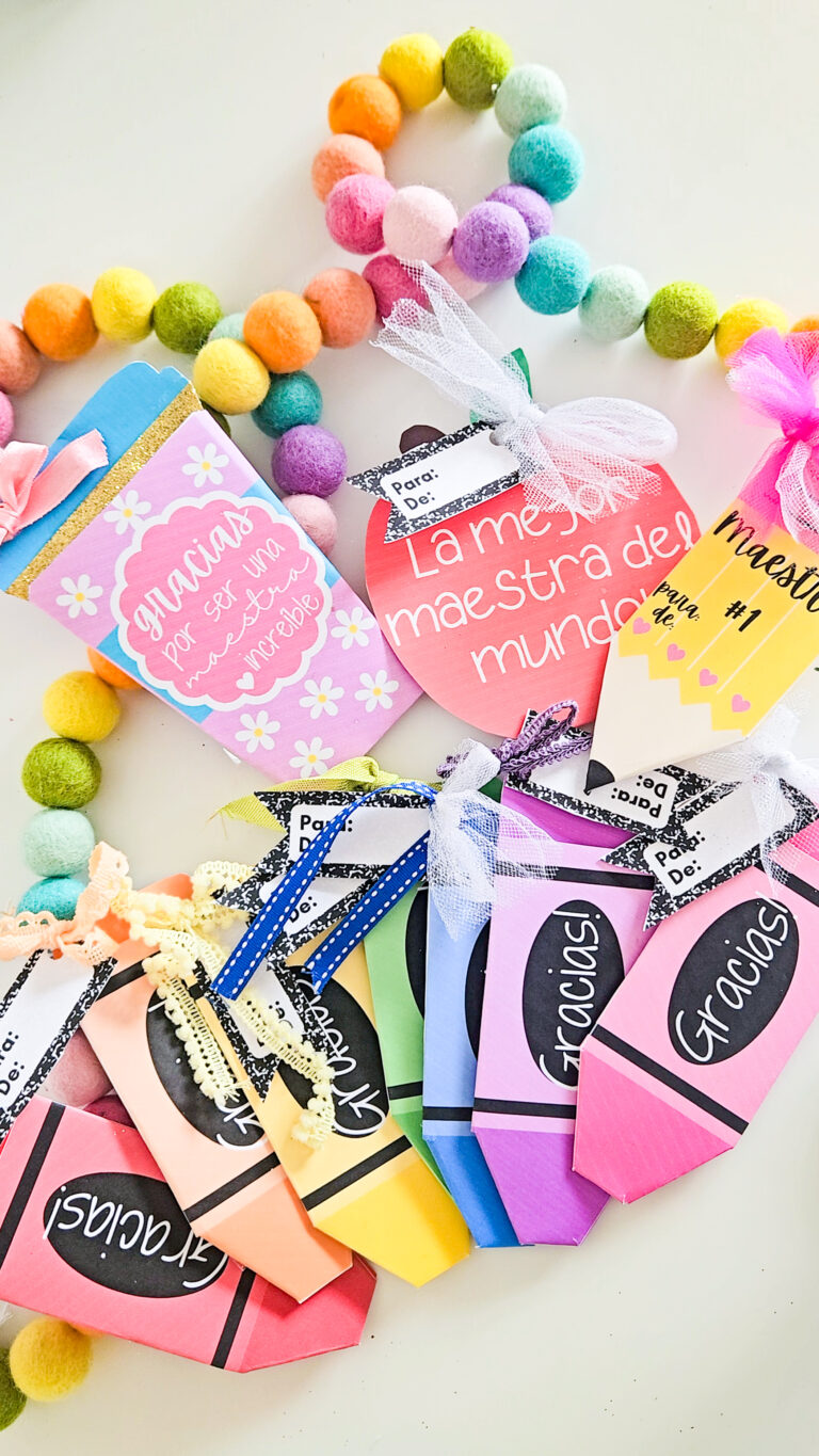Spanish Teacher Appreciation Gift Printables