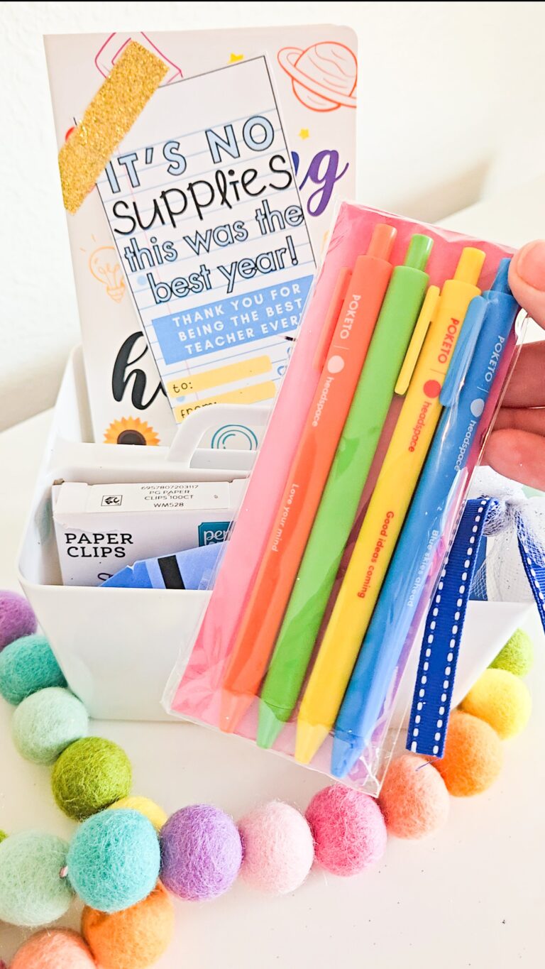 Teacher Supplies Gift Idea