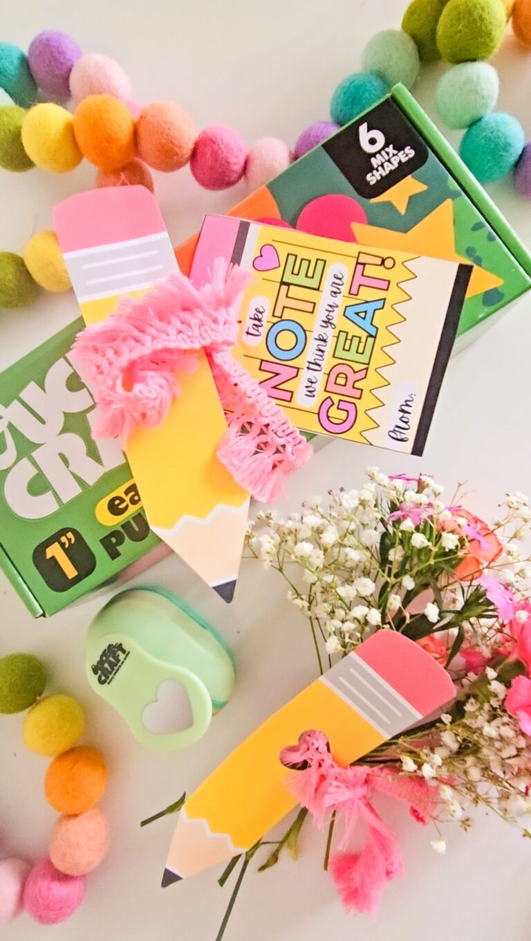 Craft Punch Teacher Gift Idea & Pencil Tag