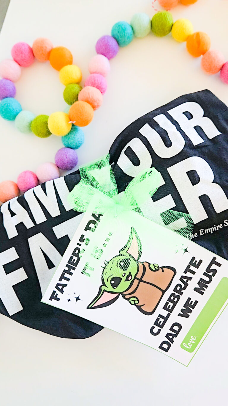 Father’s Day Star Wars Shirt Gift Idea & Free Tag