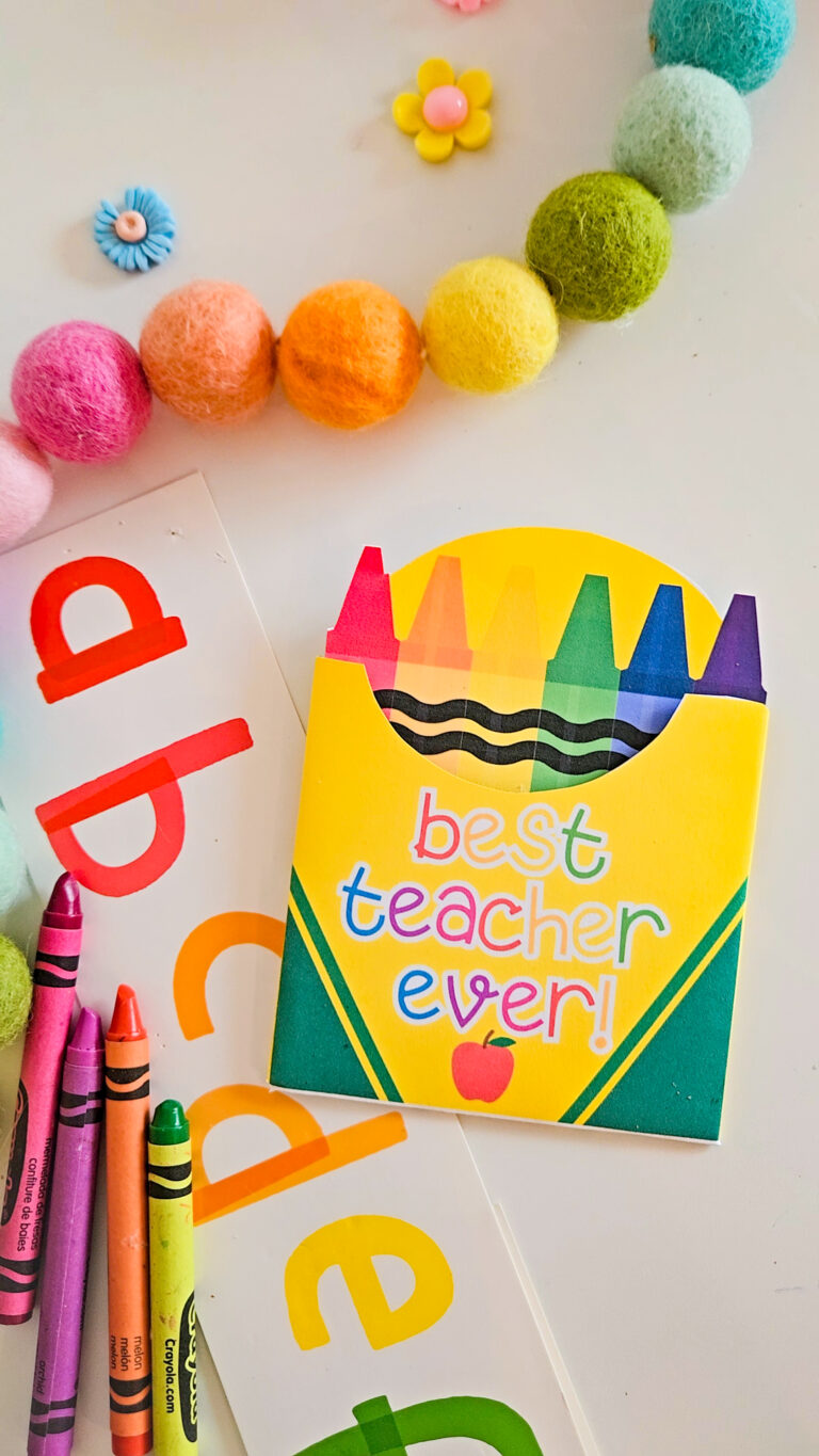 Back To School Gift Card Holder FREEBIE
