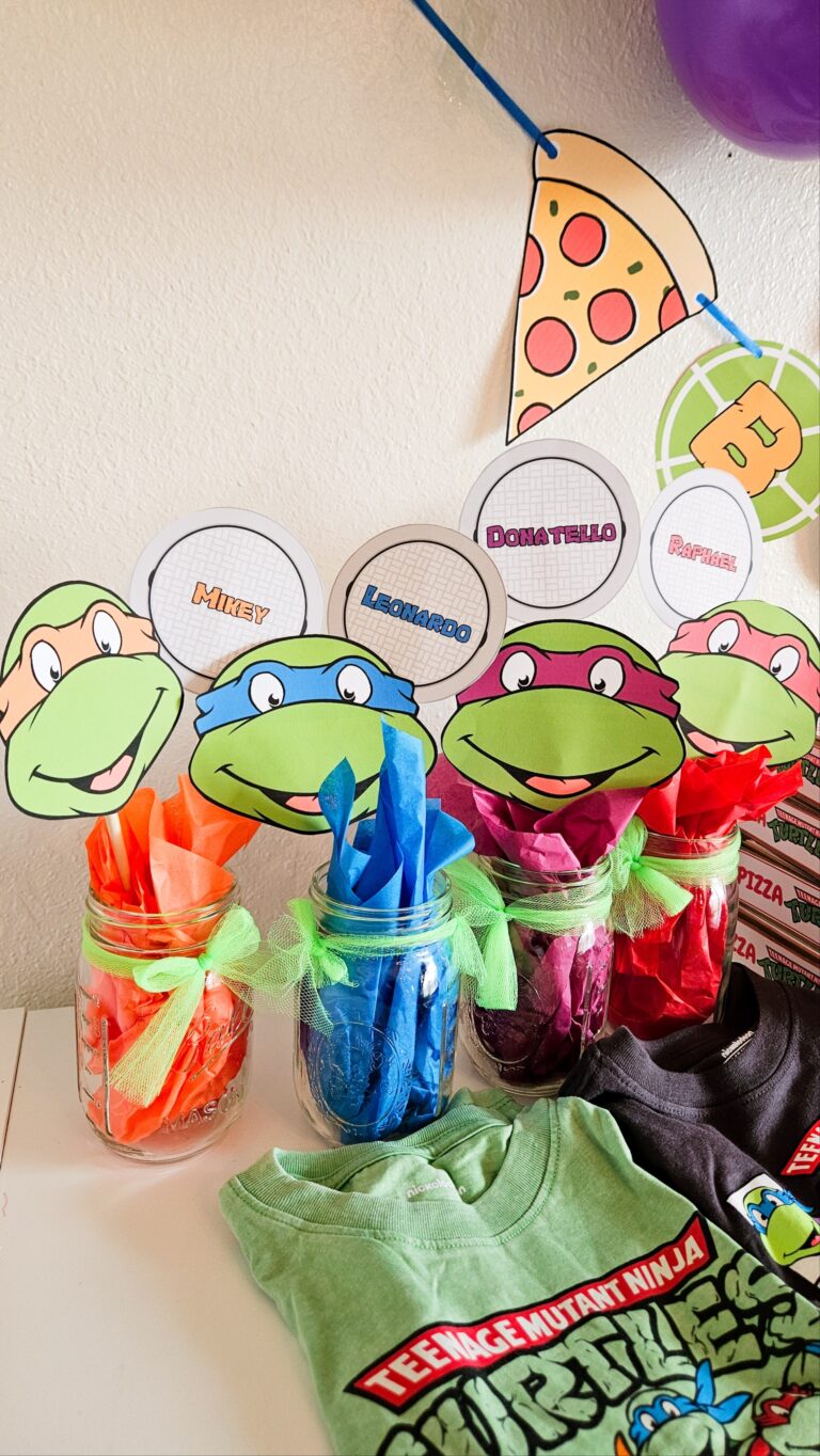 TMNT Centerpiece printable idea