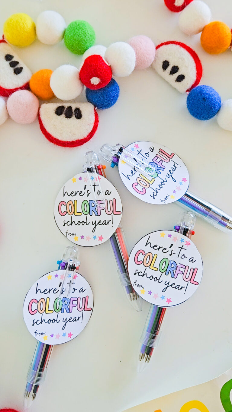 Colorful School Year Rainbow Pen Gift