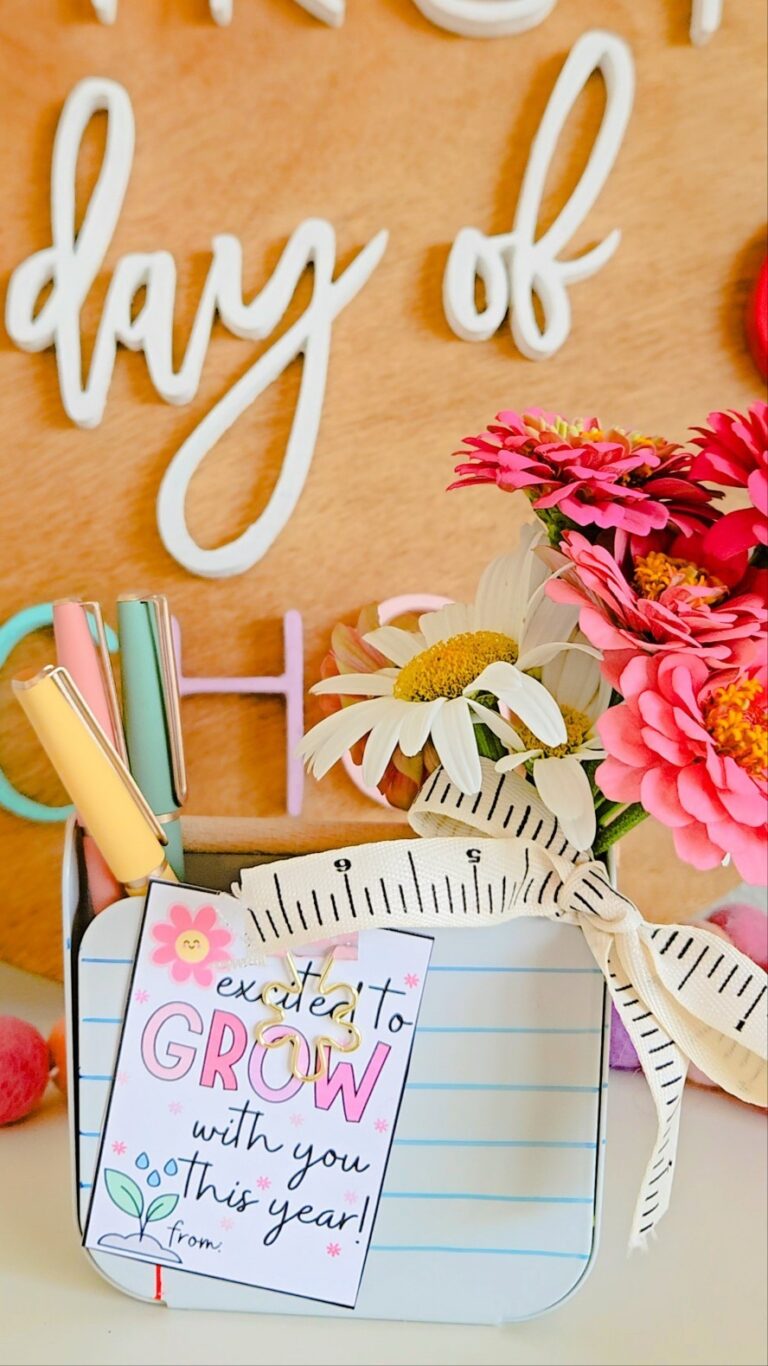 Flower Garden Teacher Gift