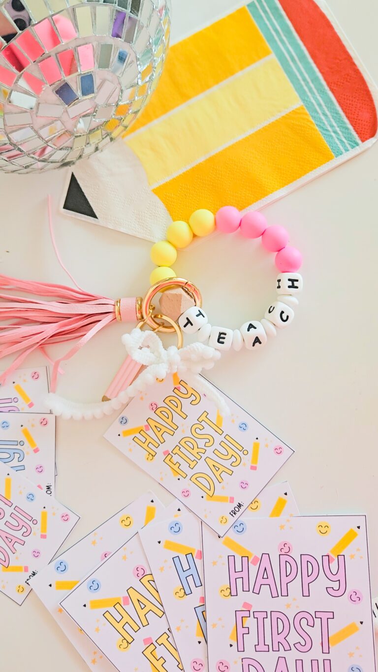 $8 teacher key ring gift