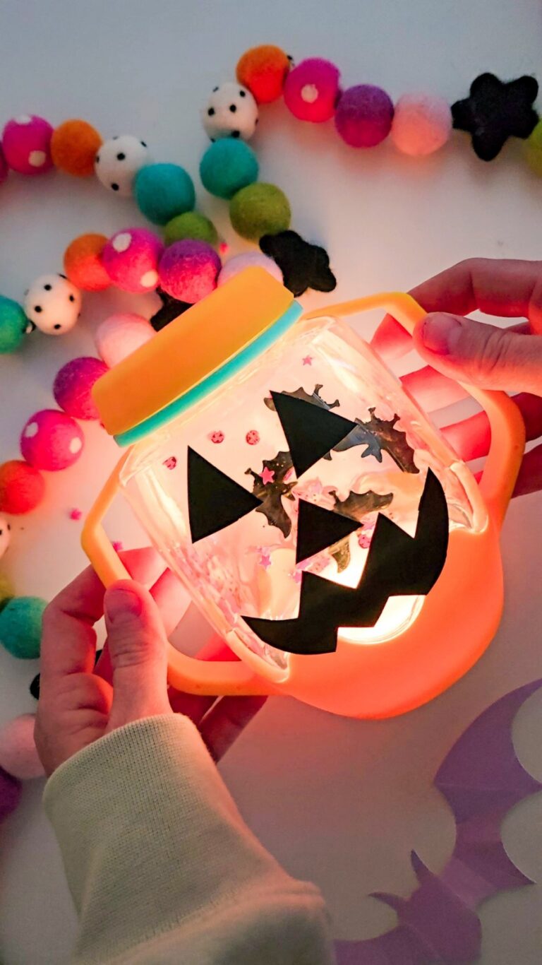 Jack-o-Lantern Sensory Jar