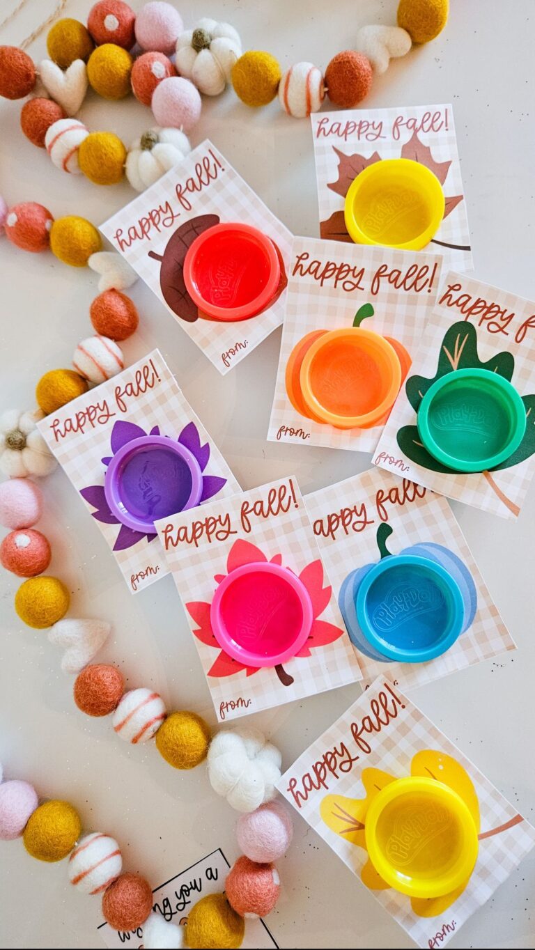 Fall Playdoh gift