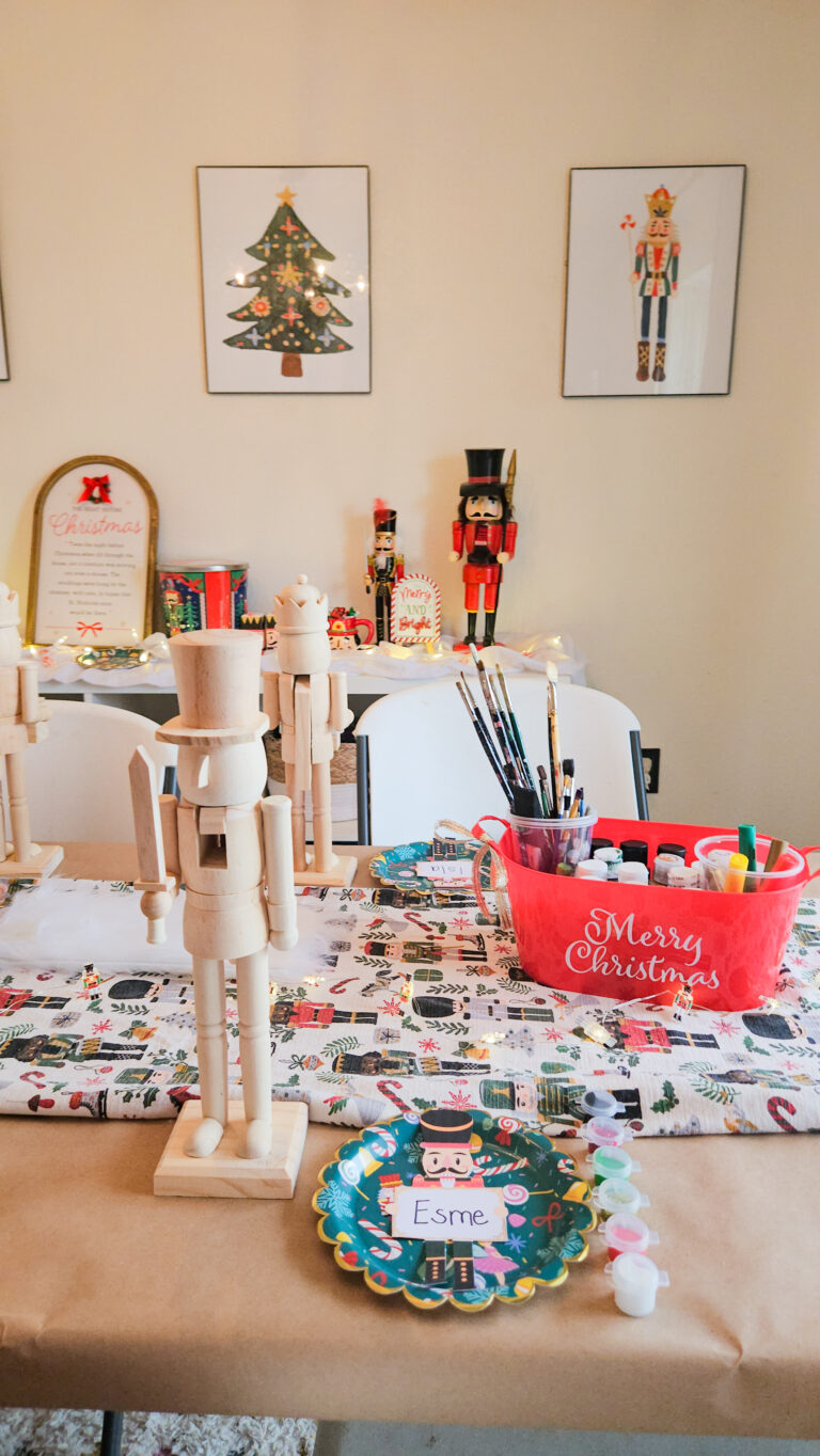 Nutcracker Painting Party Supplies