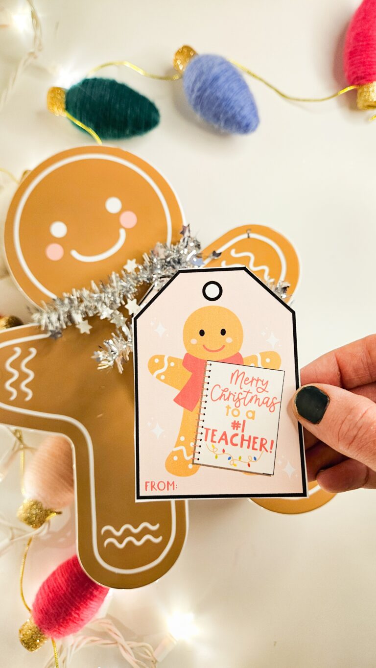 Gingerbread Teacher Gift