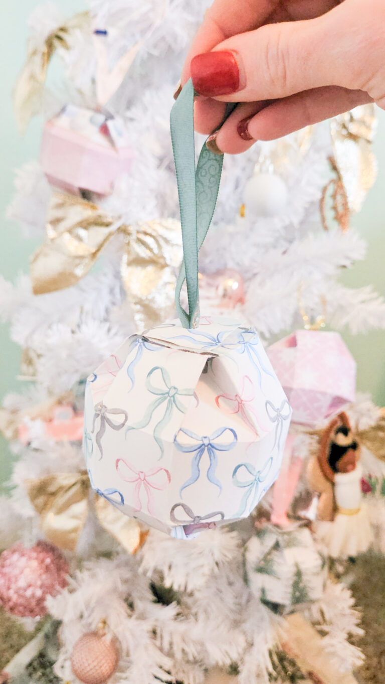 DIY Paper Ornament Holders