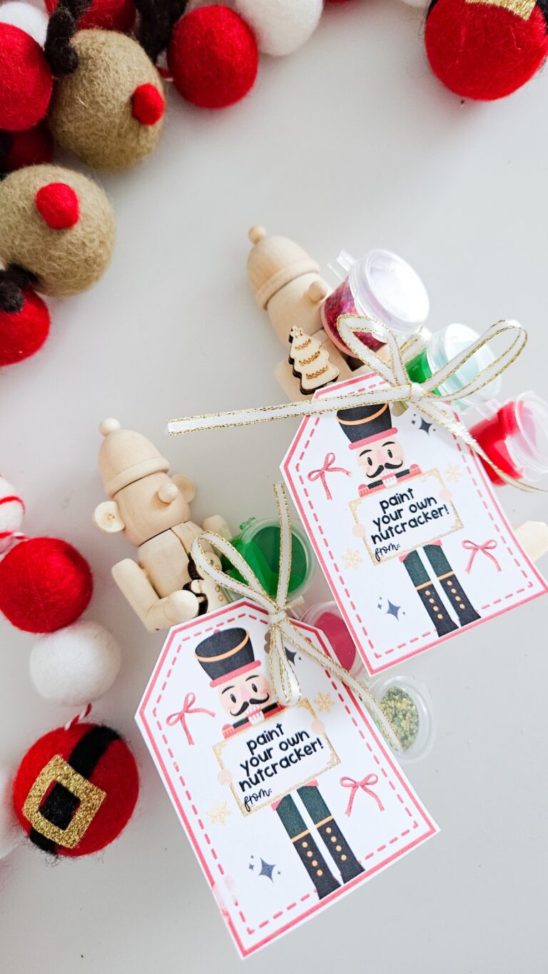 Paint your own nutcracker class gift