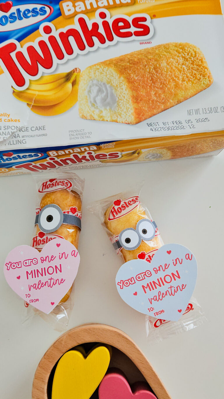 Minion Twinkies Valentine Idea