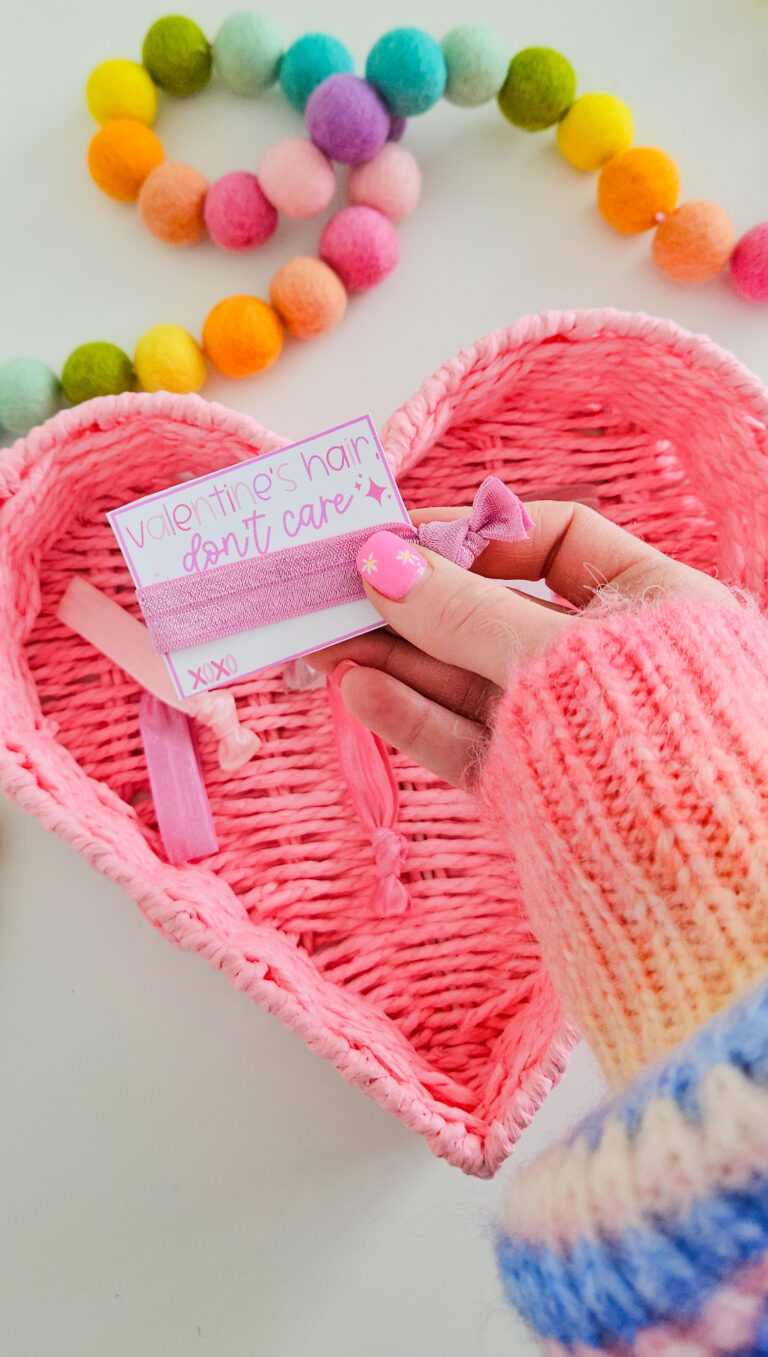 Hair Elastic Valentine