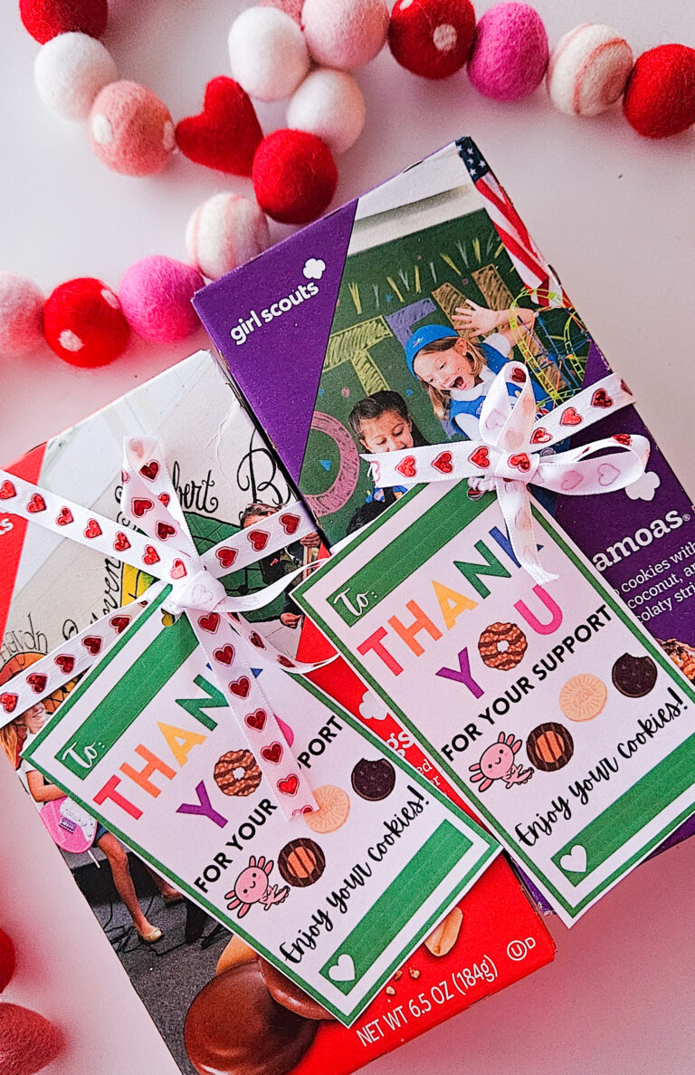 Girl Scout Cookie Thank You Printable