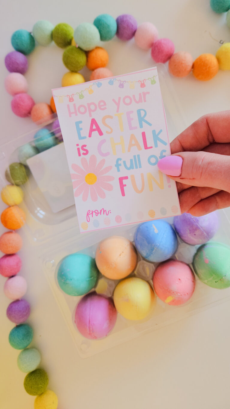 Easter chalk gift