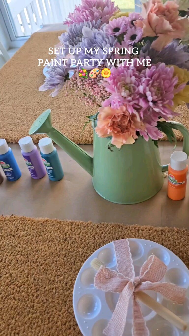 Spring Mat Paint Party