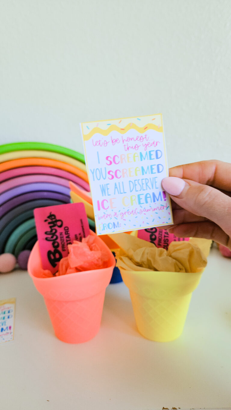 Ice cream holder gift idea!
