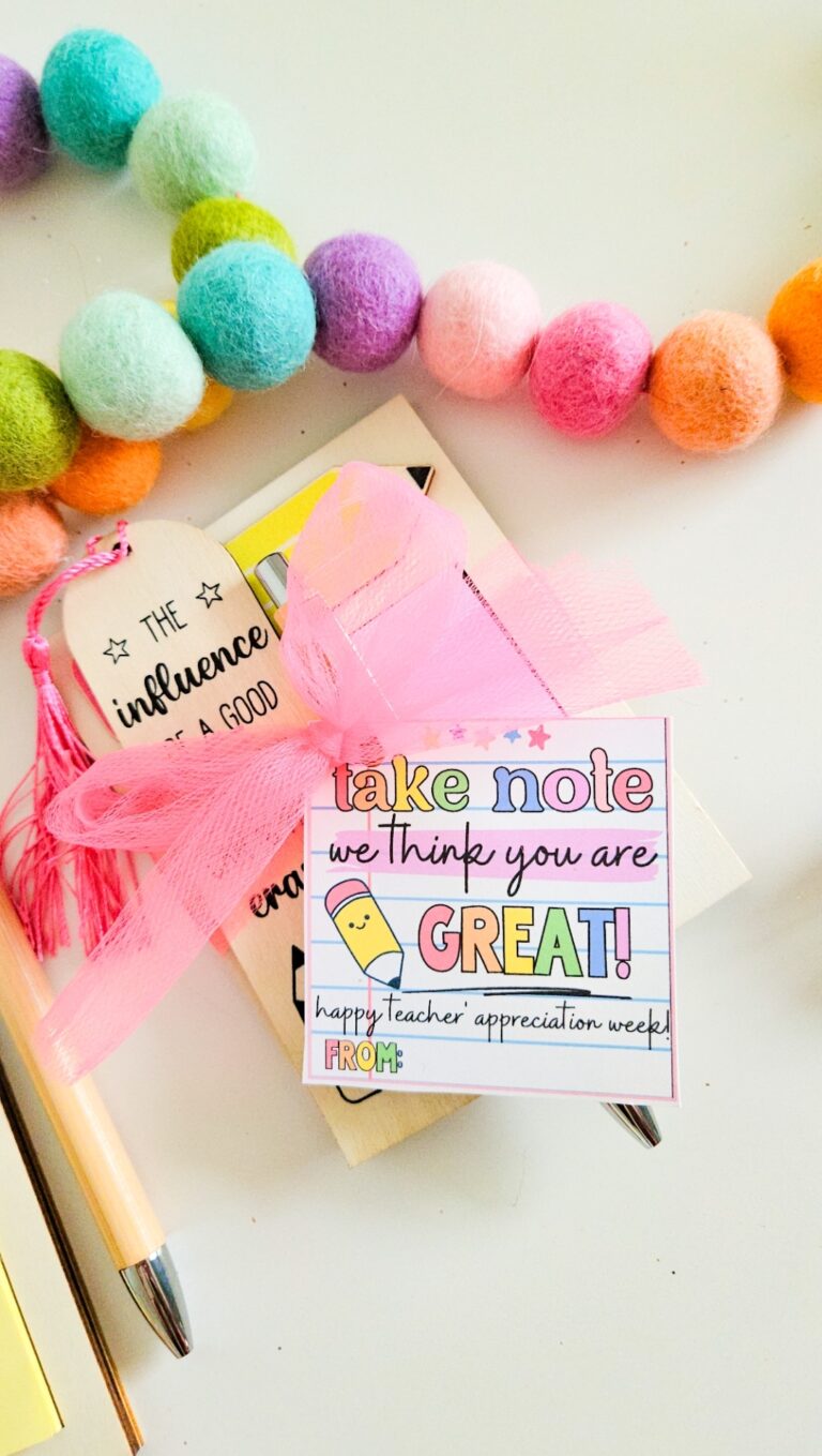 Take Note Teacher Gift