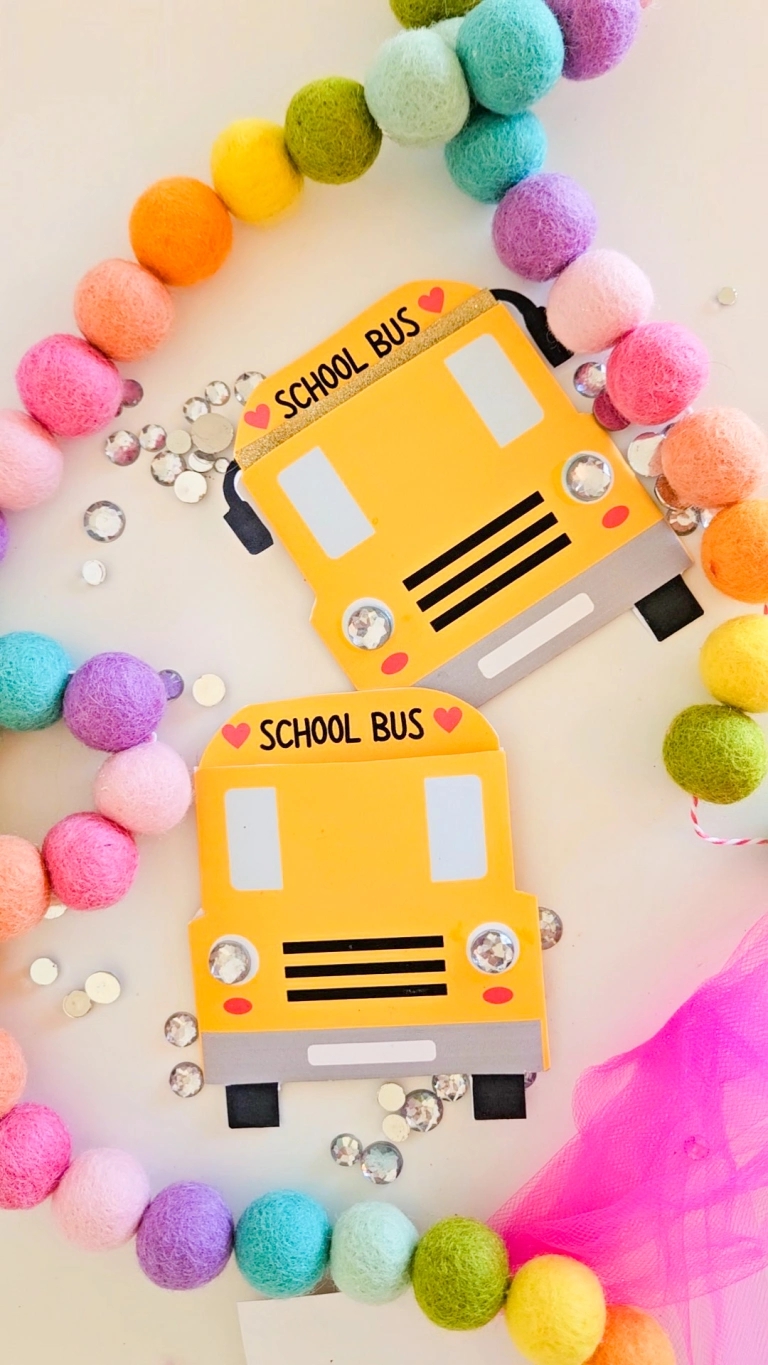 School Bus Driver Gift Card printable