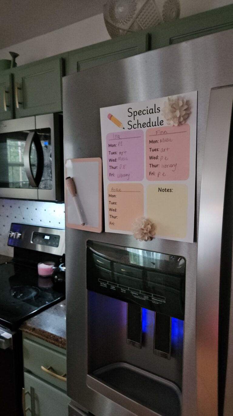 Specials schedule