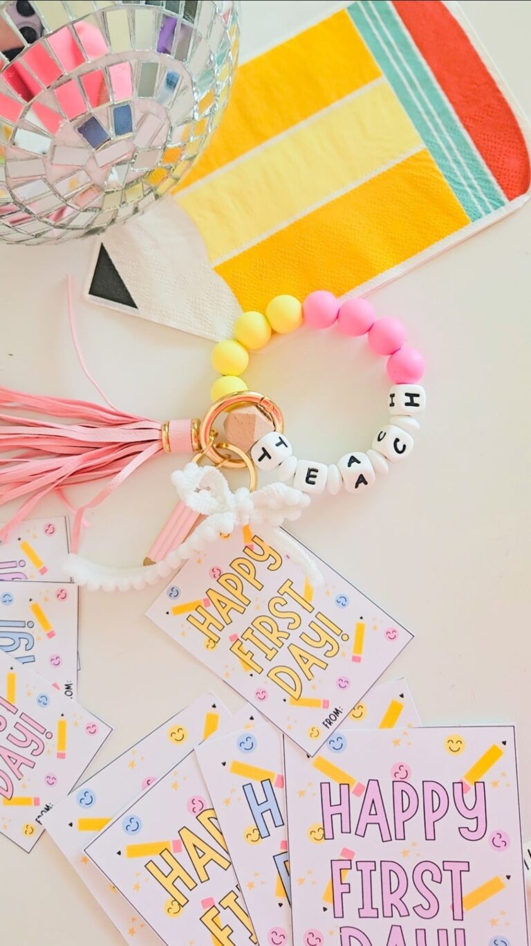 $8 teacher key ring gift