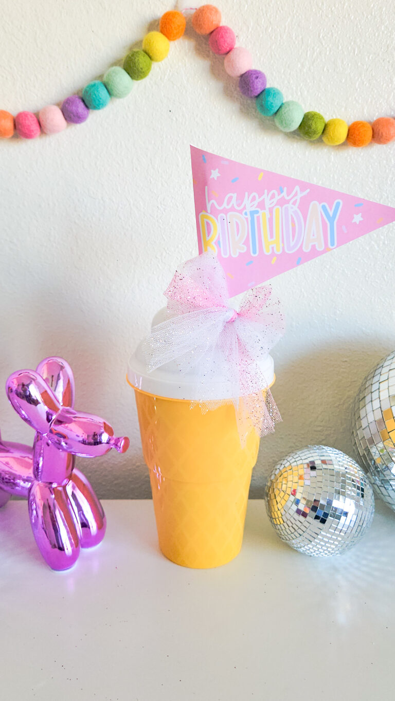 Ice Cream Birthday Gift Idea