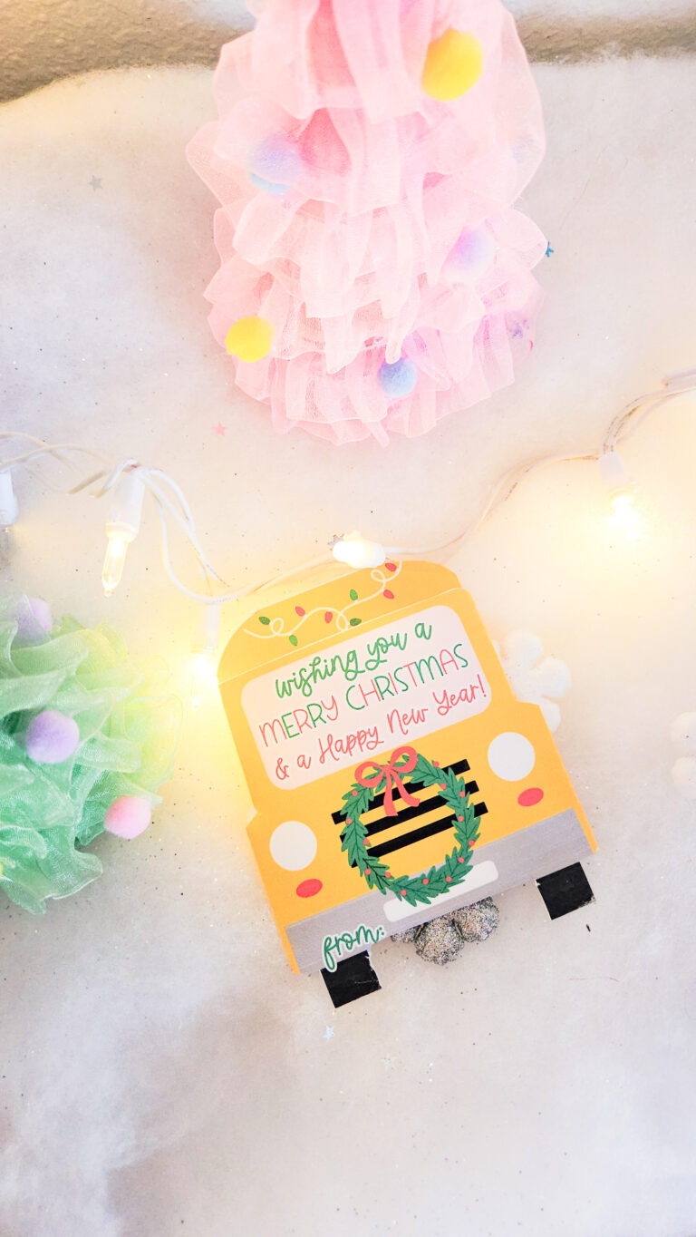 Christmas Bus Gift Card Holder