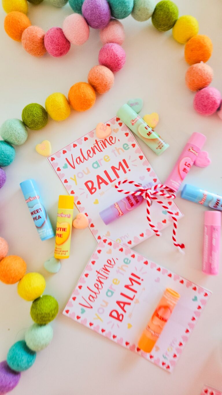 Sweethearts Lip Balm Valentines