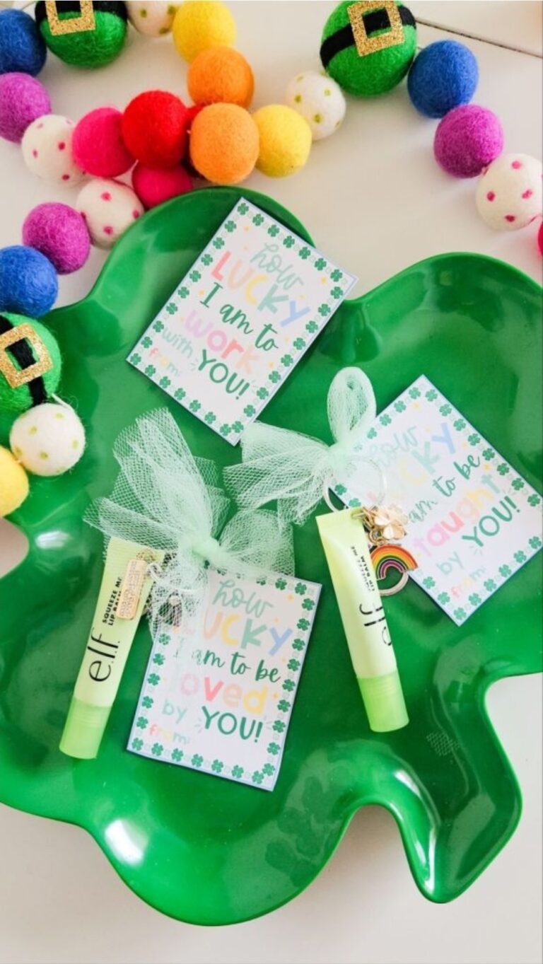St. Patrick’s Day Lip Gloss Charm Gift