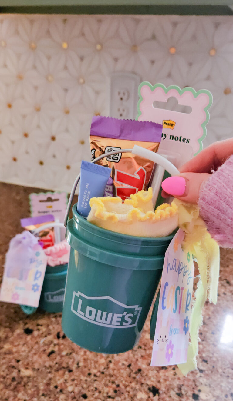 Lowe’s Mini TEAL bucket Easter Gift