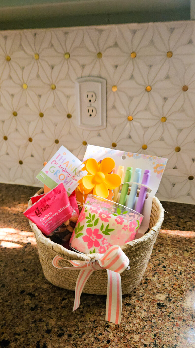 Teacher Appreciation Flower basket