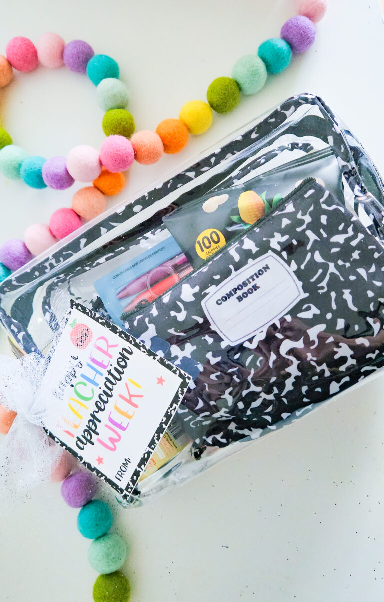 Composition Book Teacher Gift Bag!