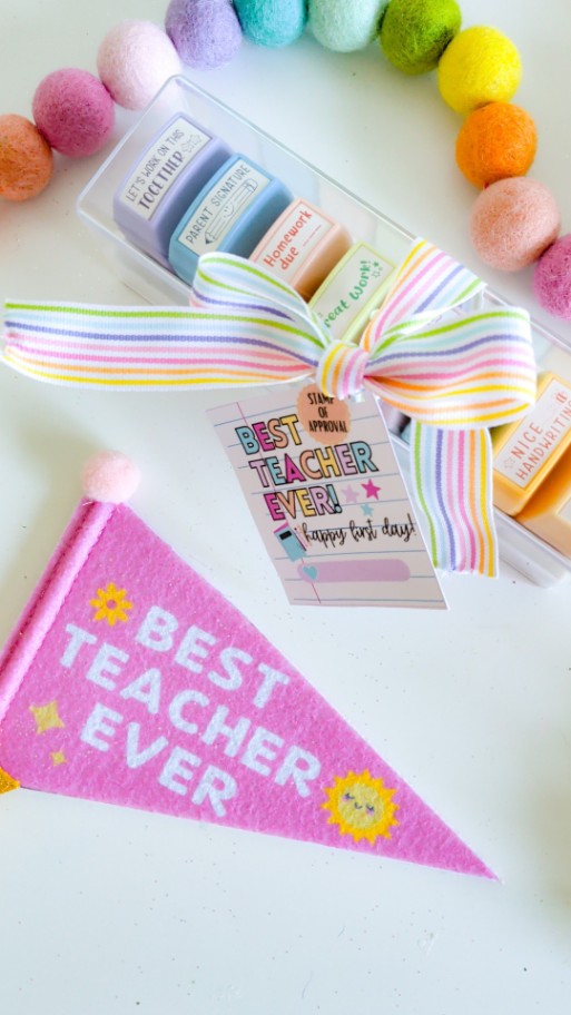 teacher stamp gift